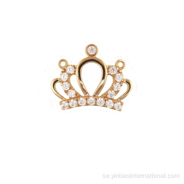 Prinsessan Crown Pendant Inläggningar Zircon